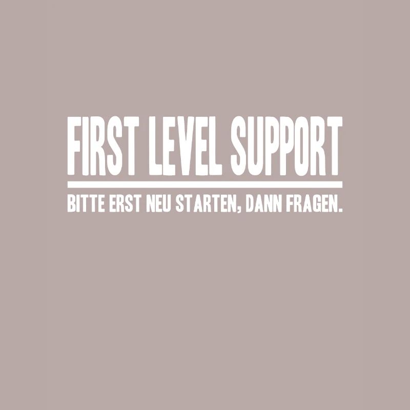 First Level Support Please restart IT IT first