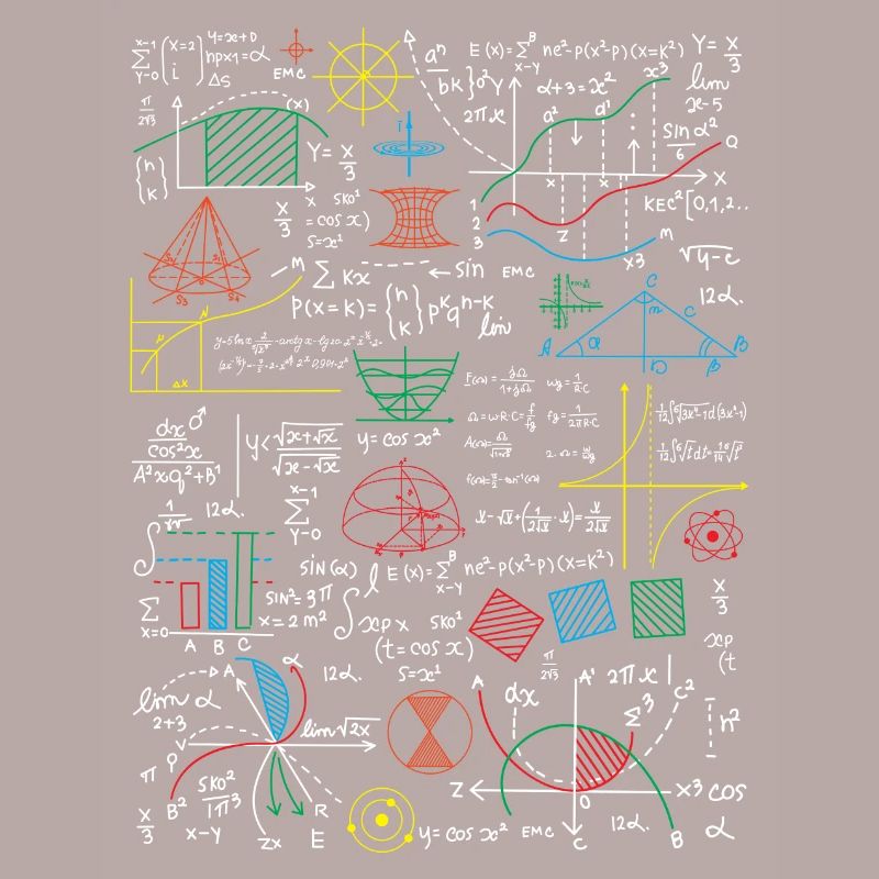Math sheet. Funny math teacher