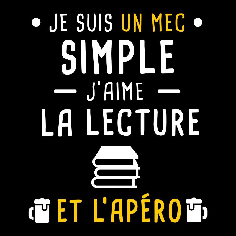 lecture et apéro mec simple