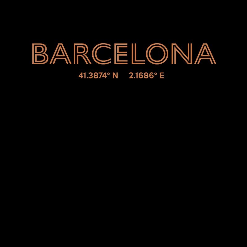 Spain City Coordinates - Barcelona