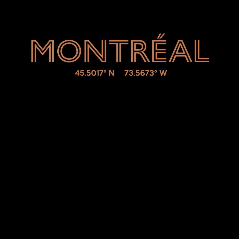 Canada City Coordinates - Montréal