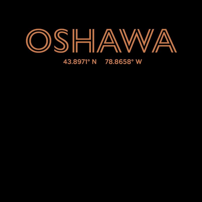 Canada City Coordinates - Oshawa