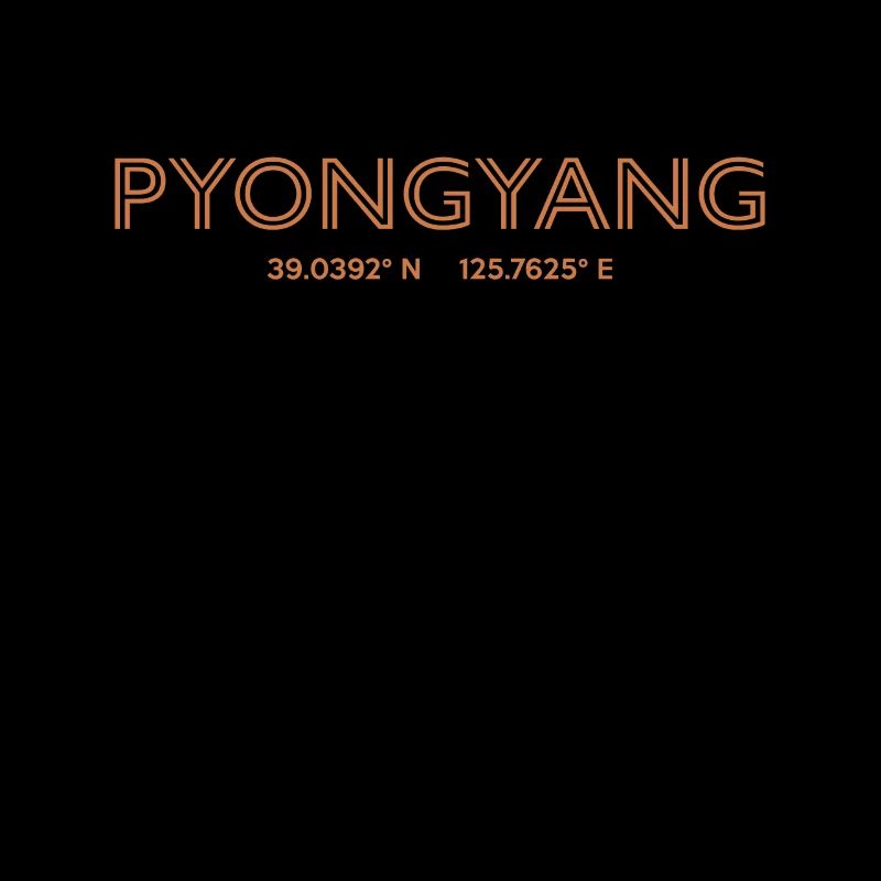 Coordonnées de la ville de Corée du Nord - Pyongyang