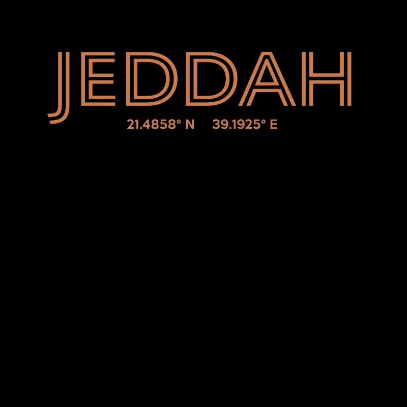 Saudi Arabia City Coordinates - Jeddah