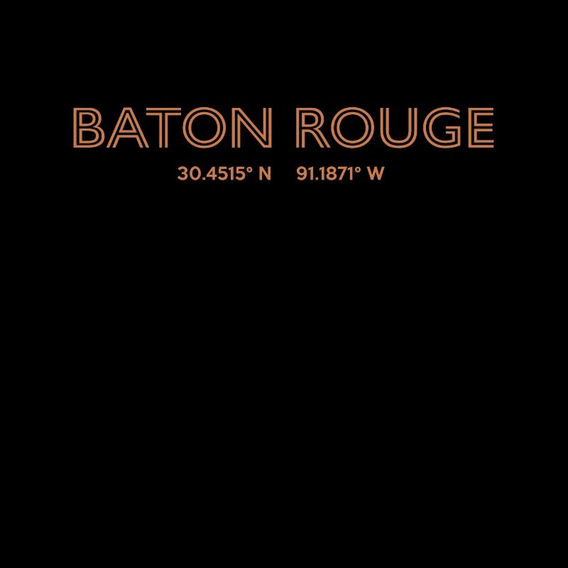 USA City Coordinates - Baton Rouge