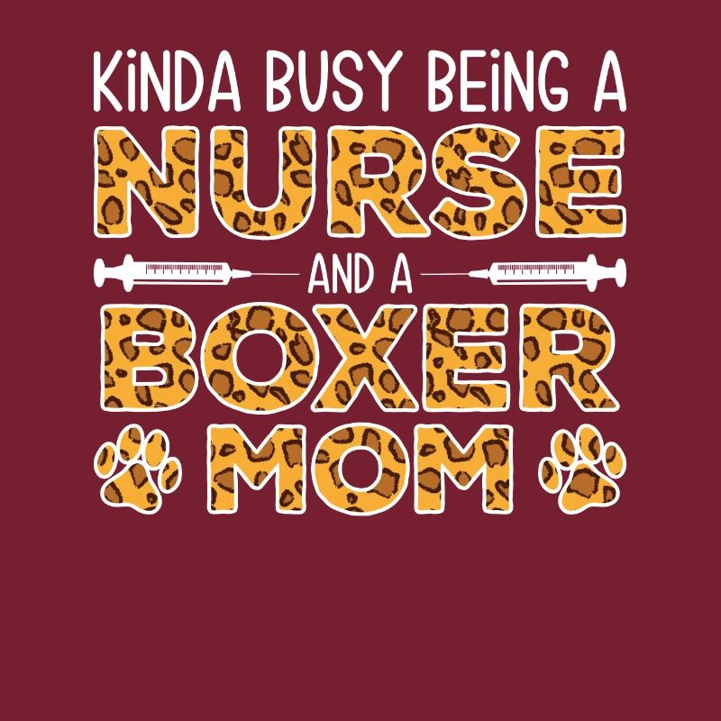 Krankenschwester Hunde Mutter - Boxer
