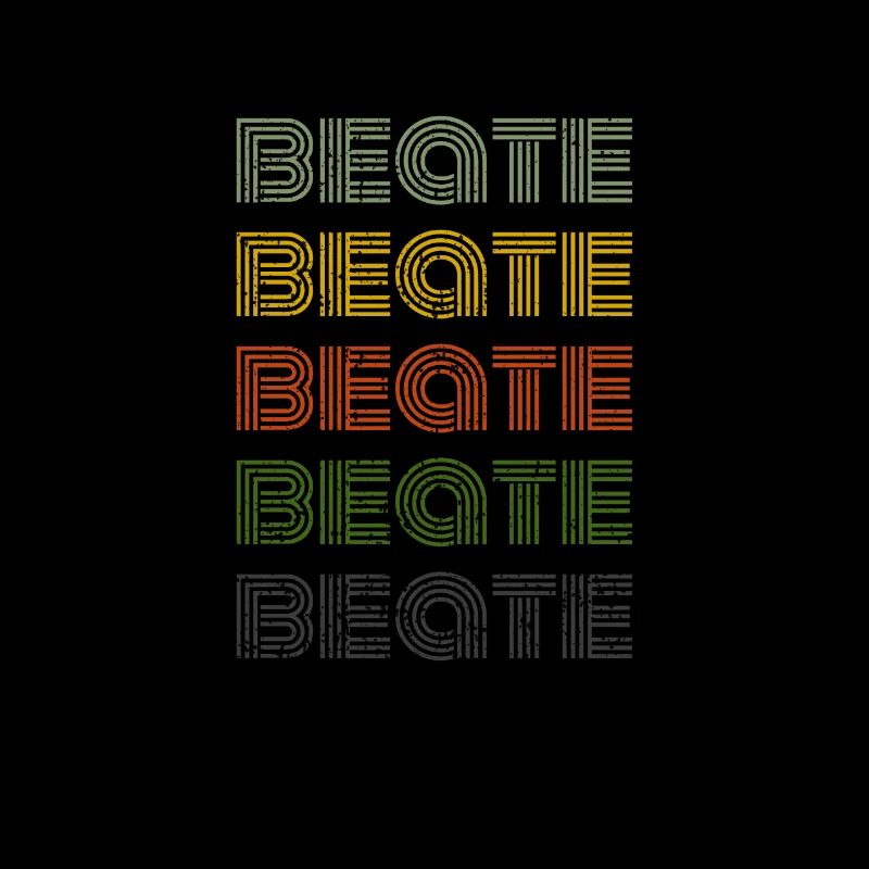 70s Retro Name Vintage Personalized Beate
