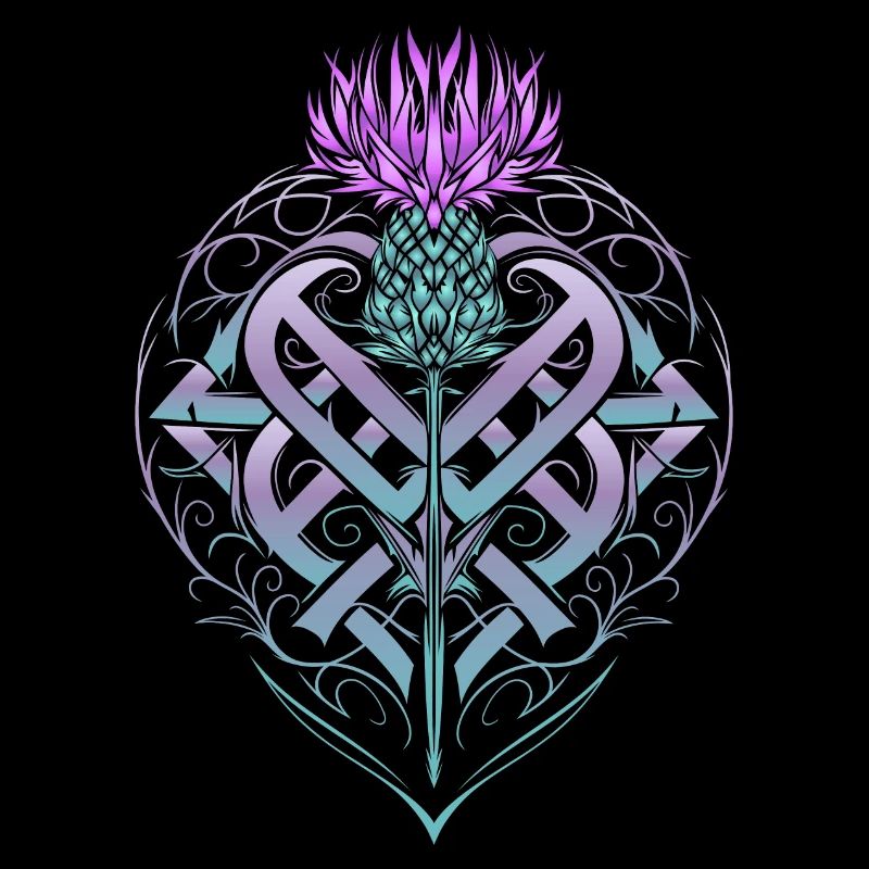 Thistle Shield Celtic Knots Thistle Lover