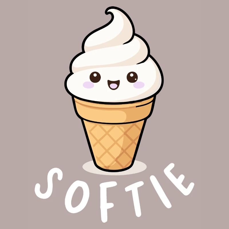 Softie Softeis Liebe Minimal Statement