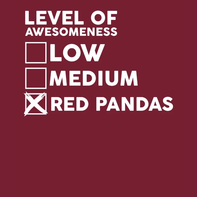 Roter Panda Geschenk Red Panda