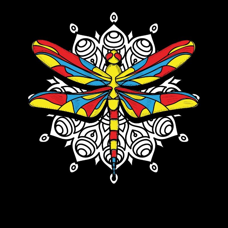 Libelle Libelle Libellen Mandala