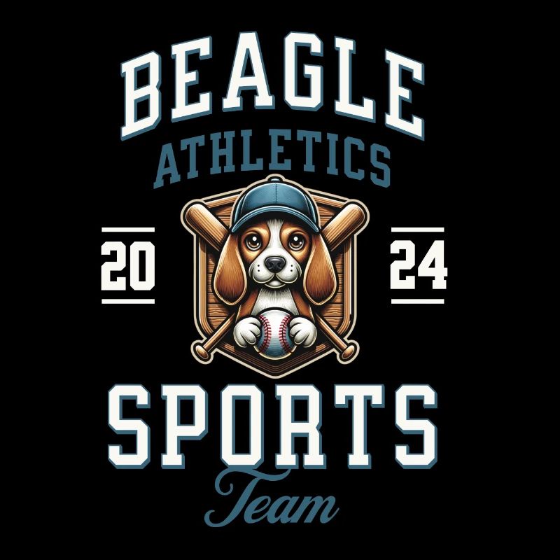 Baseball 2024 Beagle Sport - Unique Beagle