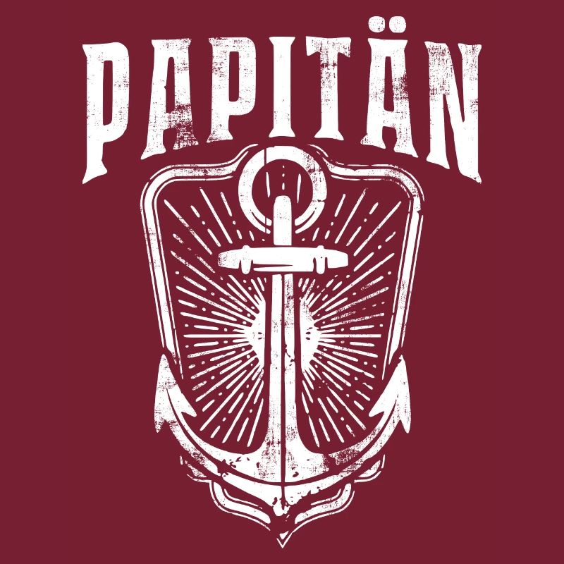 PAPITÄN - Anker - Vater - Papa - Geschenkidee
