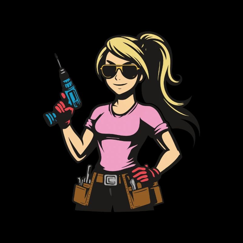 Blonde with a knack for technology design