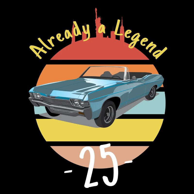 Auto Oldtimer Already Legend - 25. Geburtstag