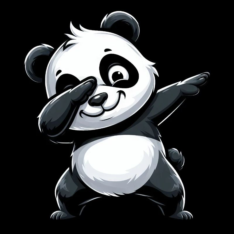 Panda Cute Cartoon Dab Dabbing