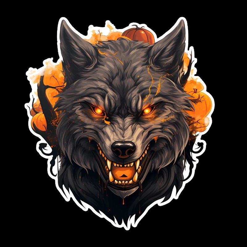 Loup Automne Halloween 3