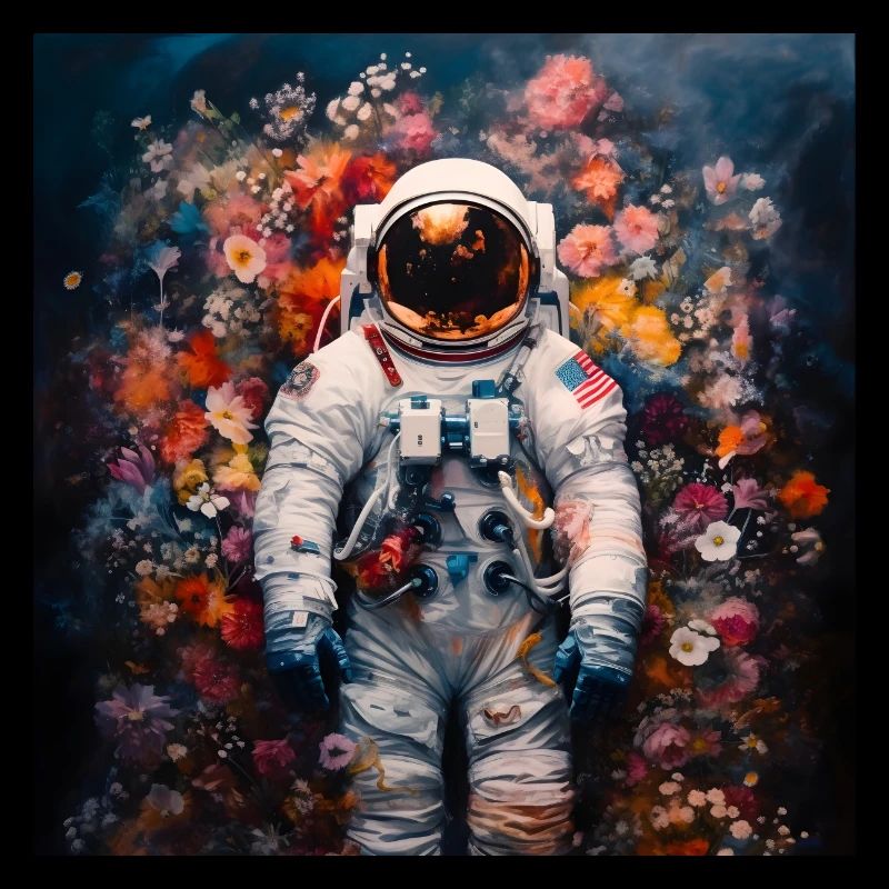 Fleurs d’astronaute infini