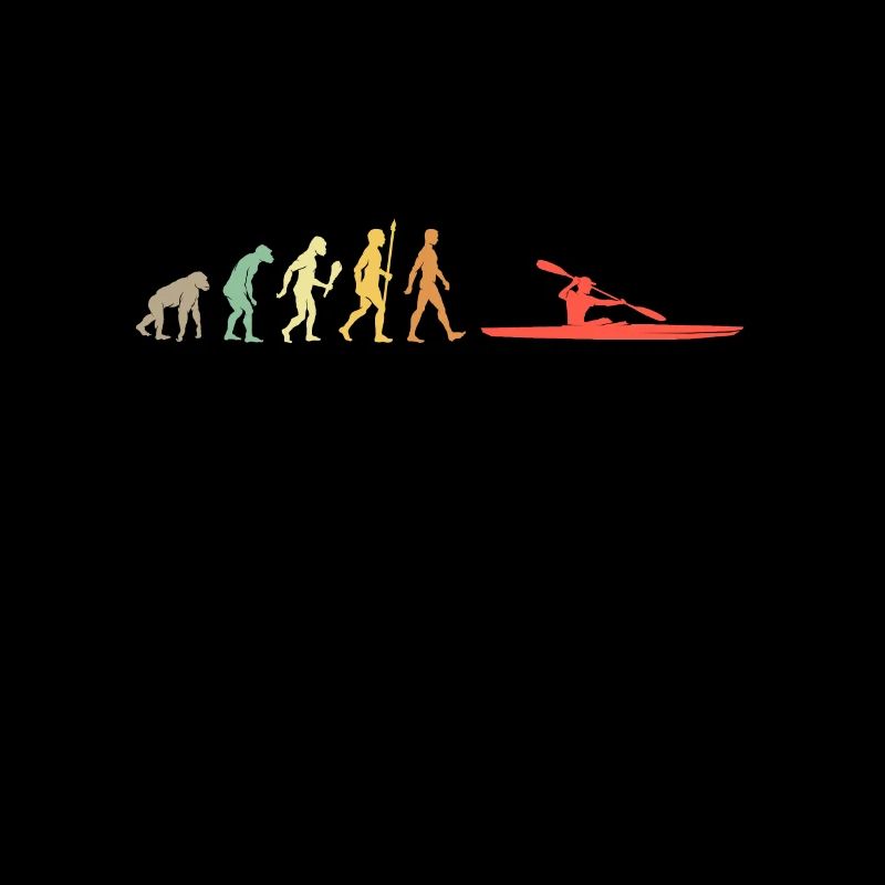 Vintage Rudern Evolution Ruderer Geschenkidee