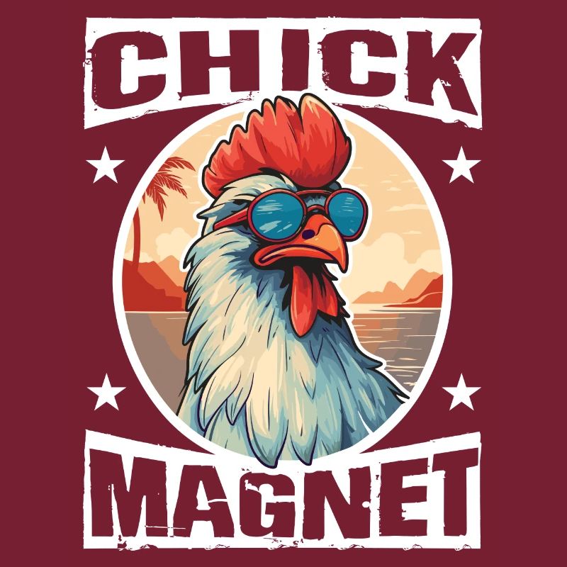 Vacances Sun Beach Mer Poulets célibataires Coq de poulet