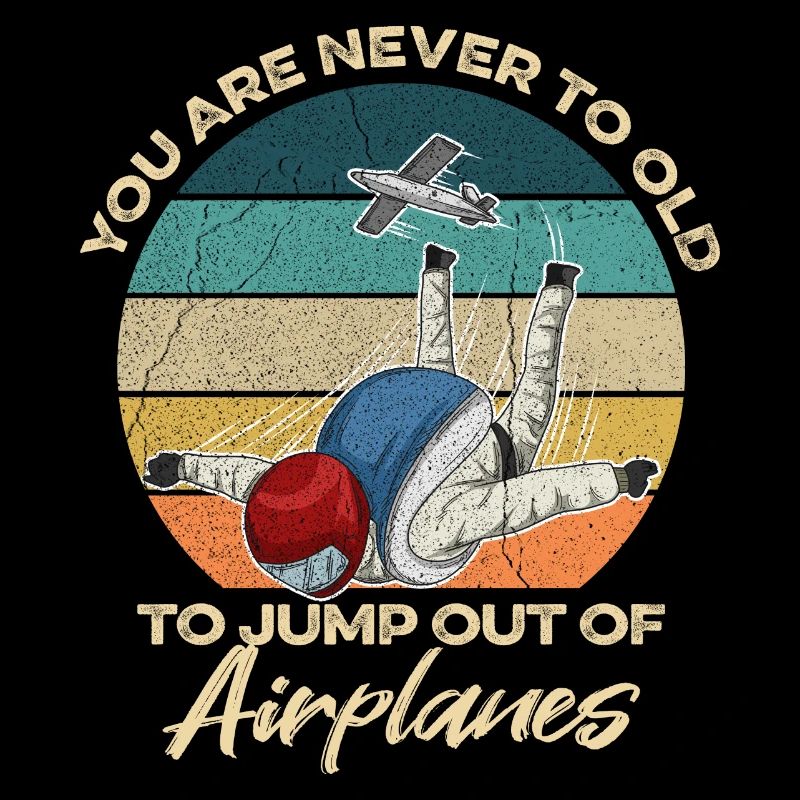 Skydiving design for a skydiver