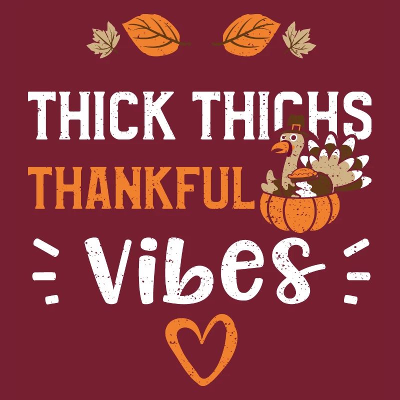 Thick Thighs Thankful Vibes