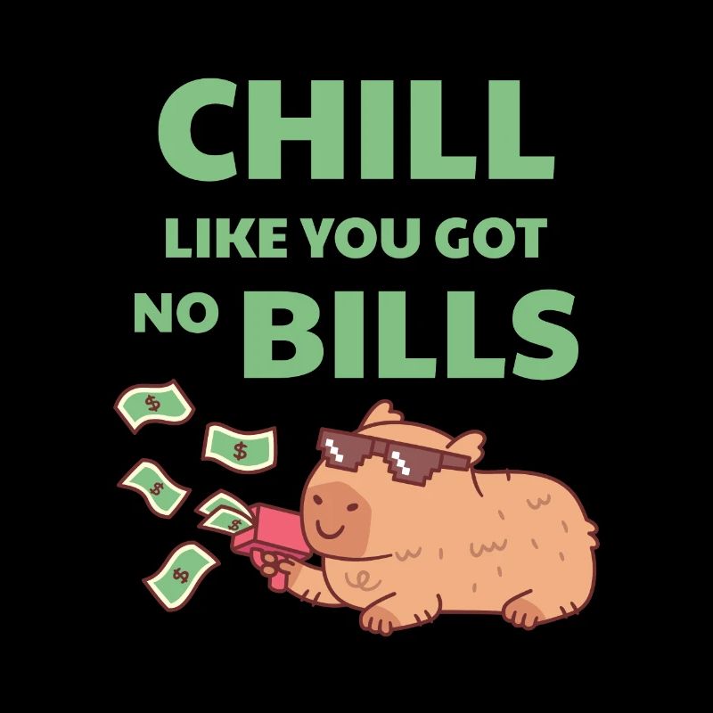 Chilling Capybara Chill comme si vous n’aviez pas de factures