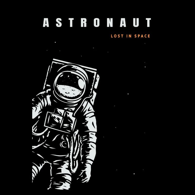 Astronaute perdu dans l'espace