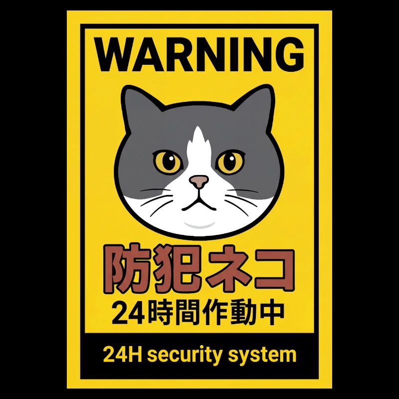 Sécurité féline 24h/24: le chat de garde