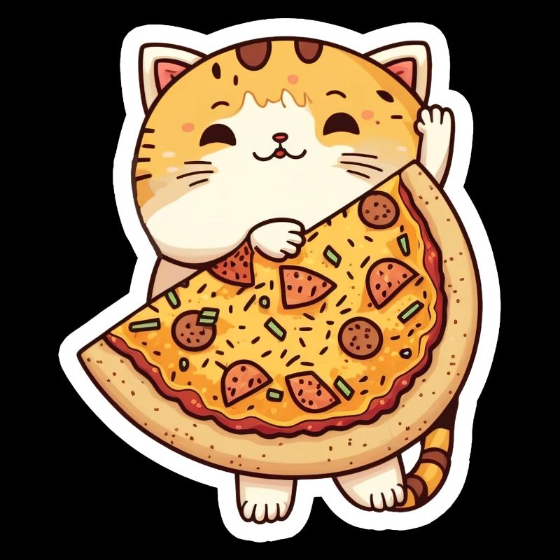 Autocollant mignon chaton chat chat mignon
