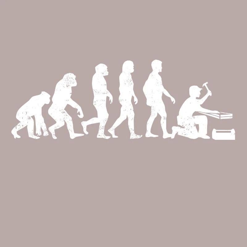 Zimmermann evolution geschenk beruf handwerker