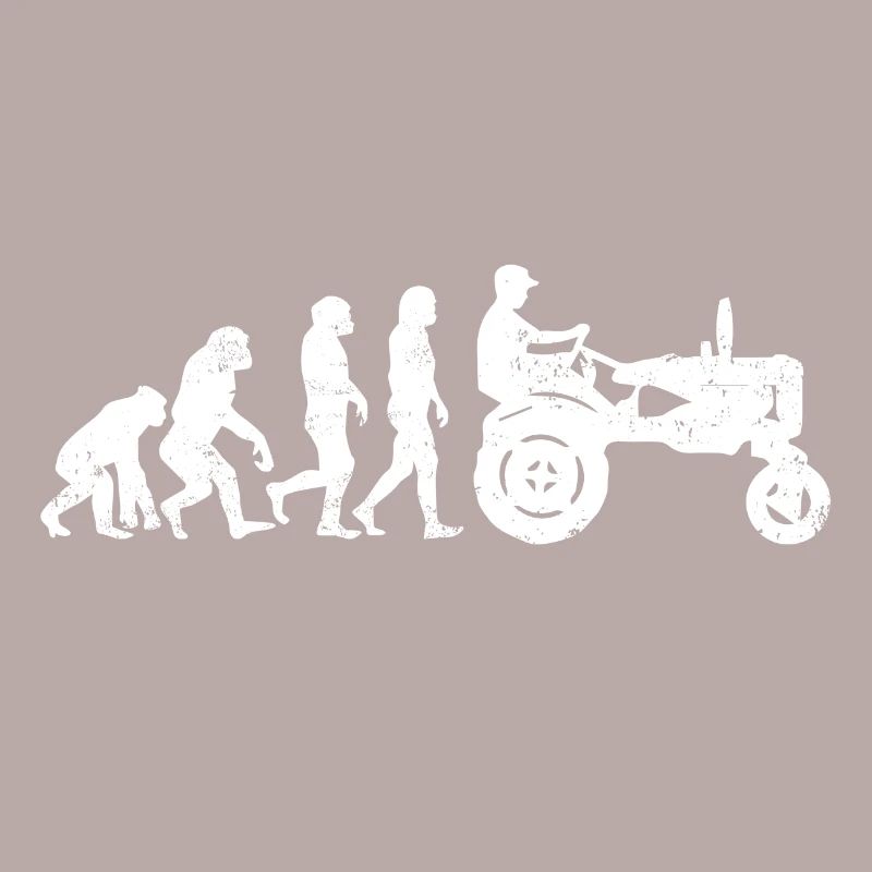 Tractor evolution farmer farmer gift acker