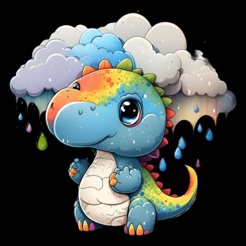Dinosaur Child Rainbow Gift