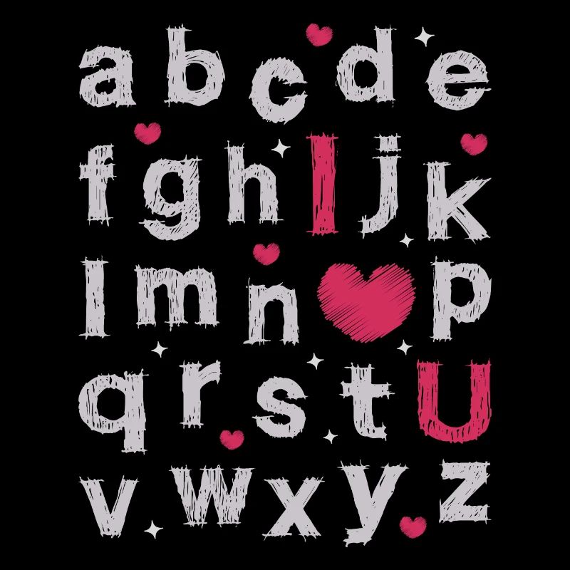 ABCD Ich liebe dich
