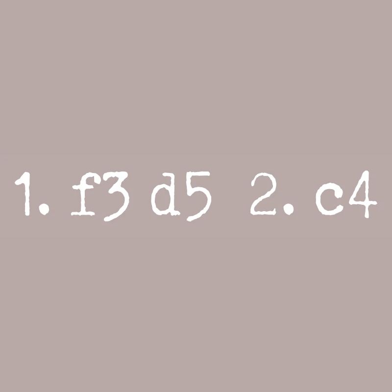 RETI OUVERTURE CHESS MOVE NOTATION CADEAU D’ÉCHECS