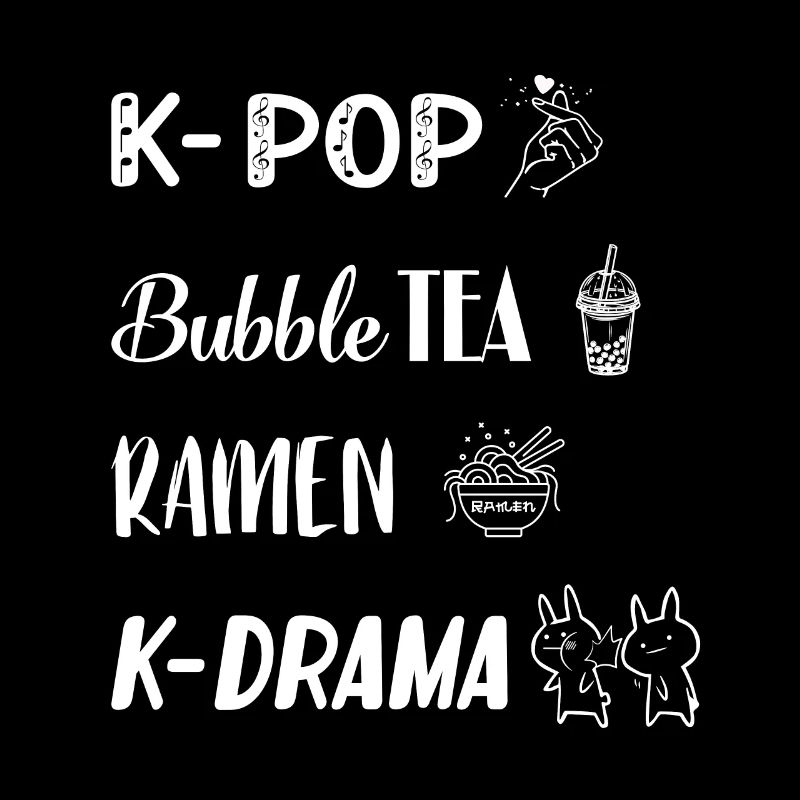 K-POP K-Drama Fan Corée du Sud Pop Coréen
