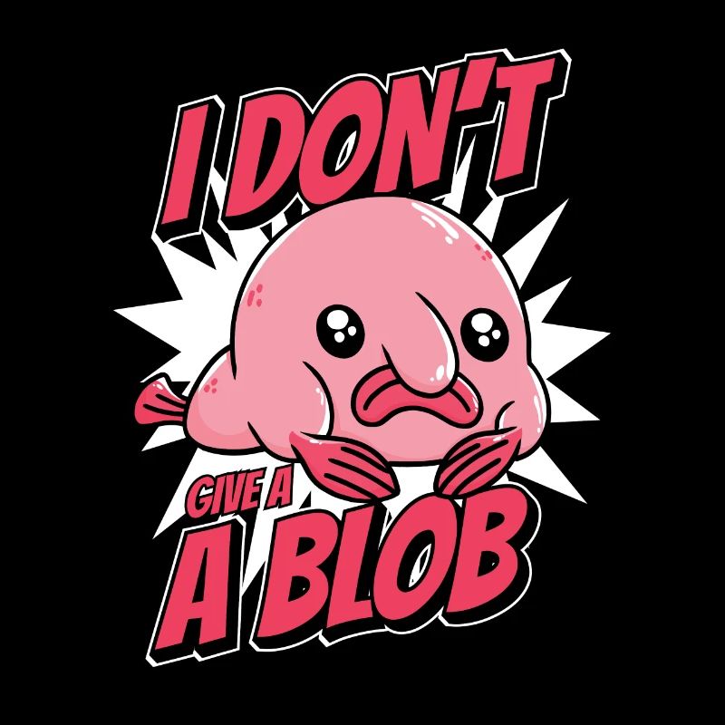 Blobfish Poisson Funny Blob Blobby Blobfish