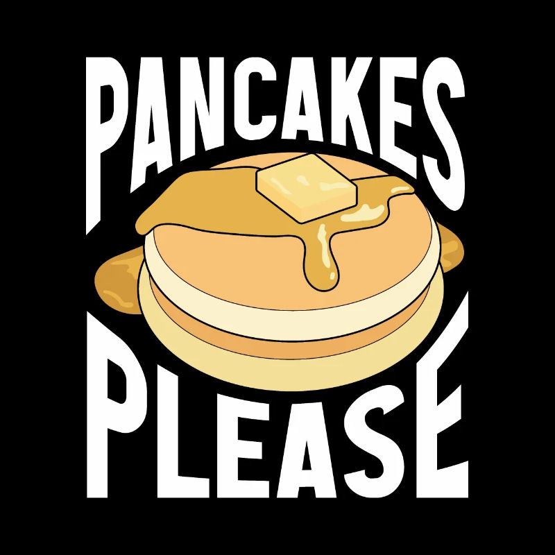 Pancake Saying Breakfast Pancakes