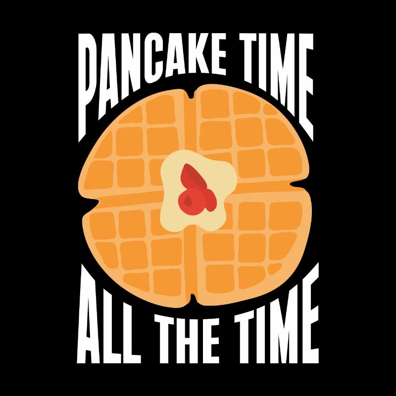 Pancake Saying Breakfast Pancakes