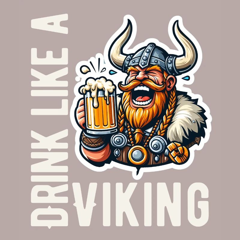 Bier Wikinger Krieger Prost Walhalla Odin Nordmann