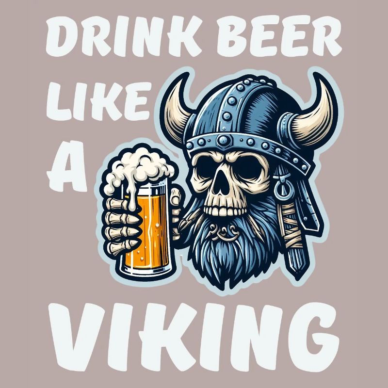 Bier trinken wie ein echter Wikinger Prost Odin