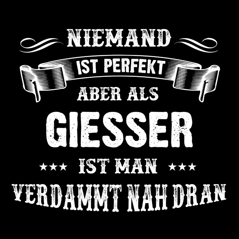 Männer-T-Shirt Beruf Gießer