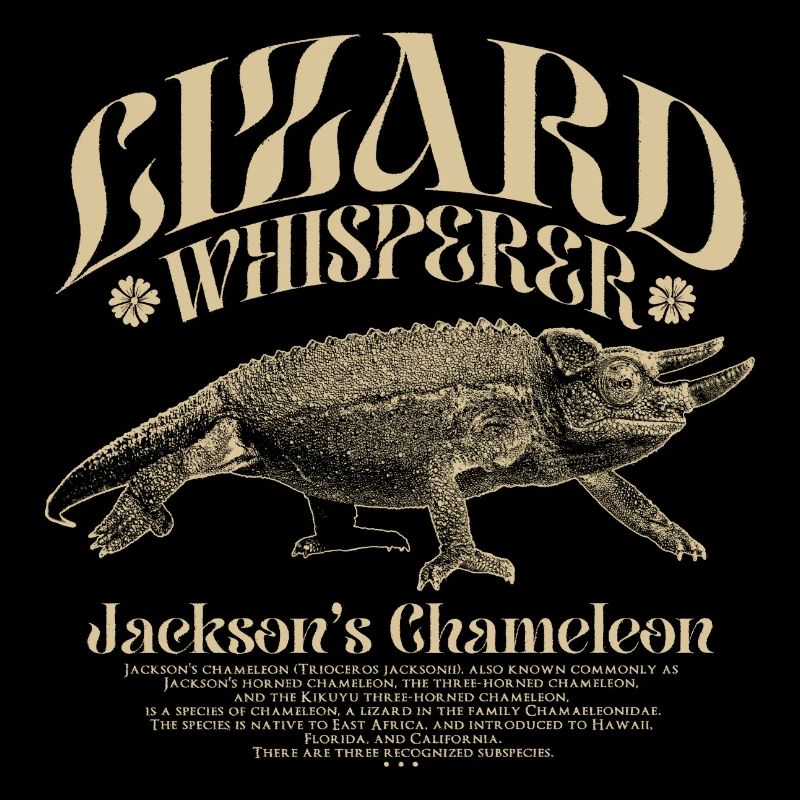 Jackson's Chamäleon Echsenflüsterer