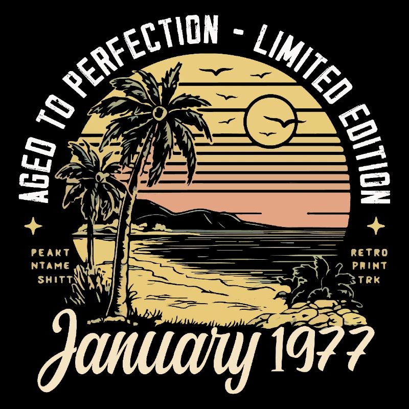 1977 Geburtstag Januar 1977 - Geschenk Januar 1977