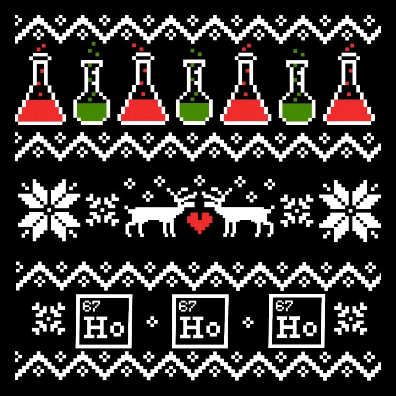 Pull de Noël chimique