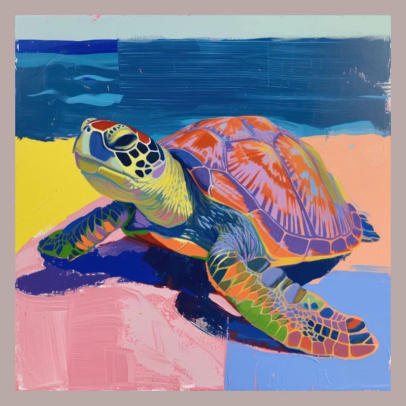 schildkröte, bunt, tier, geschenk, geschenkidee