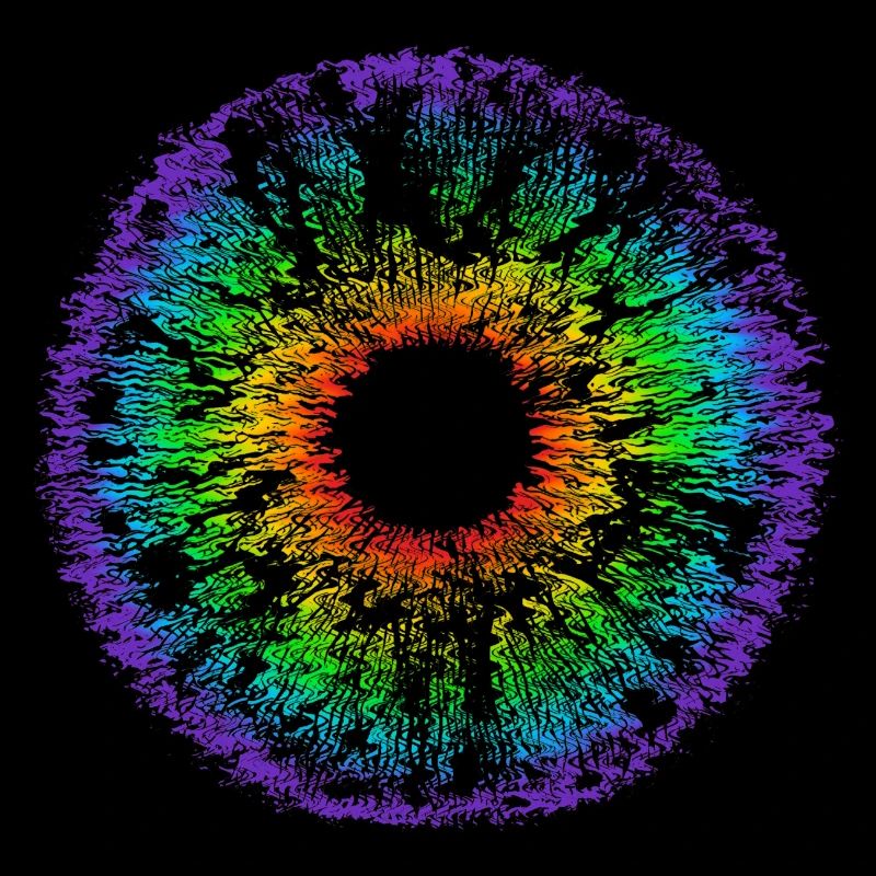 Rainbow Eye, Iris, LGBT, Gay Pride, Mandala