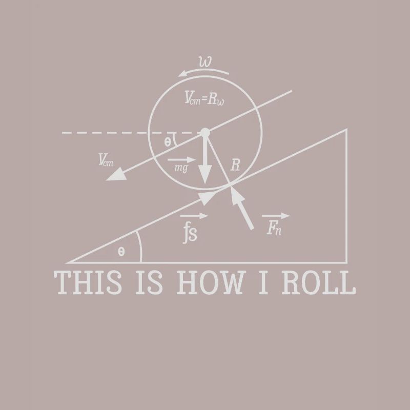 Cool Physic This is How I Roll Funny Science Gift
