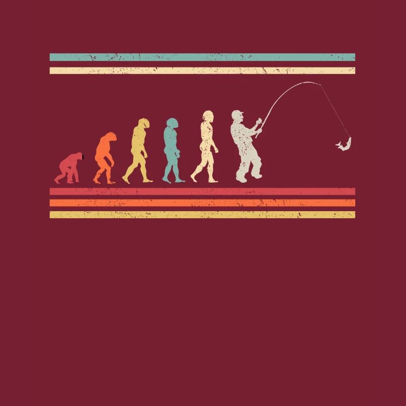 Pêcheur de pêche Evolution - rétro