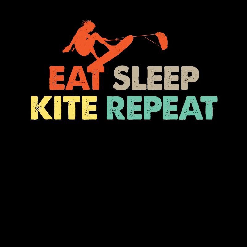 Kite Surf Kite Manger Répéter Fun Gift